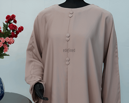 Buttoned Grace Abaya Dress