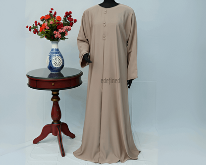 Buttoned Grace Abaya Dress