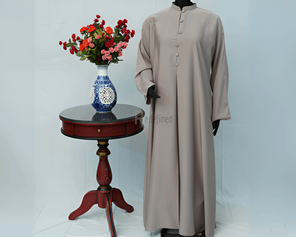 Collared Charm Abaya Dress