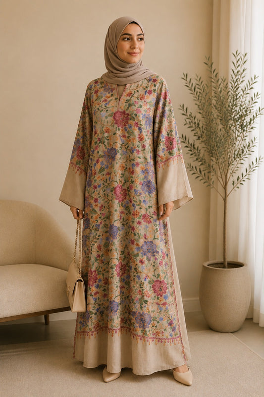 Floral Symphony Pashmina