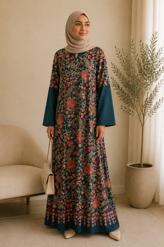 Nuzha Floral Pashmina