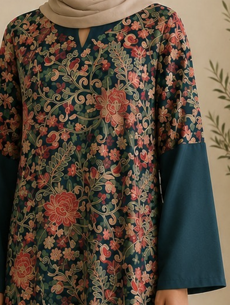 Nuzha Floral Pashmina