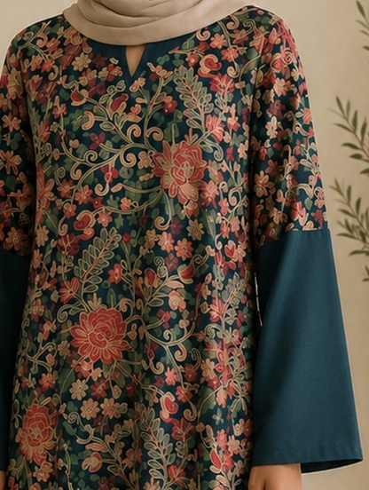 Nuzha Floral Pashmina