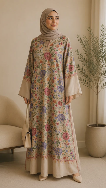 Floral Symphony Pashmina