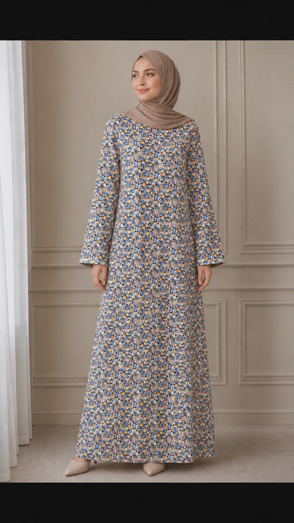 Elara Mosaic Maxi Dress