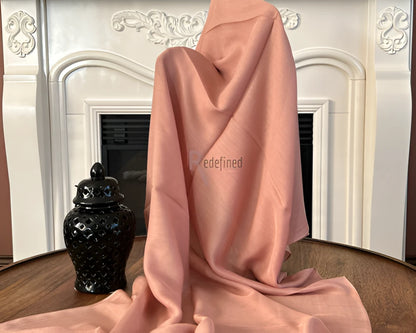 Bamboo Scarf Blush Pink colour