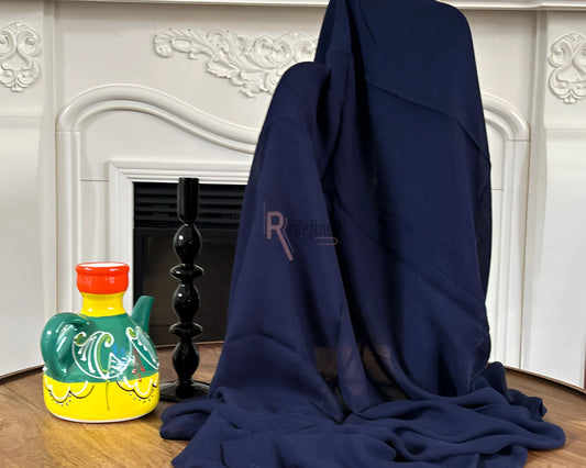 Bamboo Cotton Hijab/Scarf - Midnight Blue