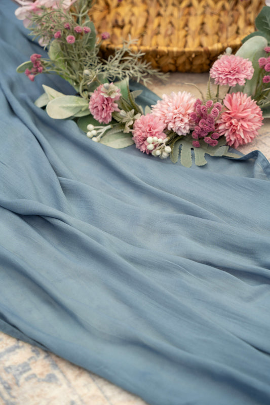 Bamboo Cotton Hijab/Scarf - Pewter