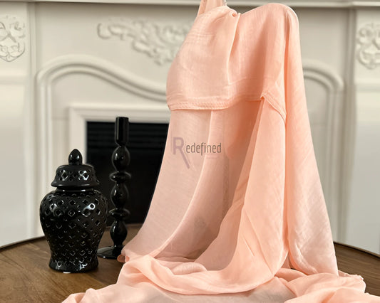 Bamboo Cotton Scarf Pink colour