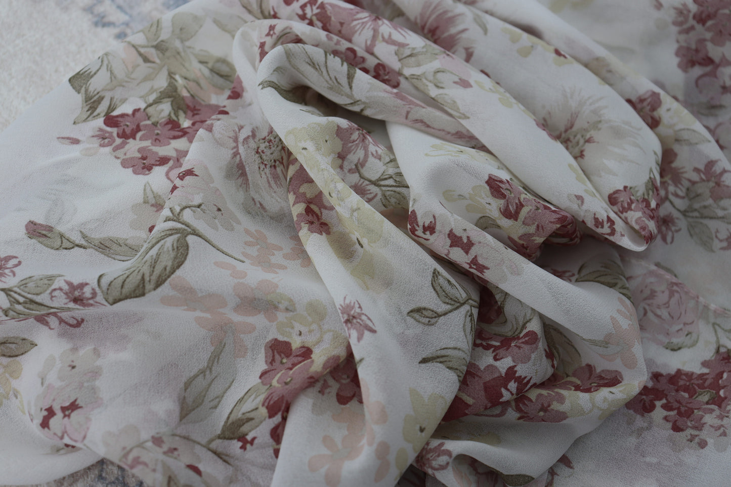 Blush Garden Chiffon Hijab