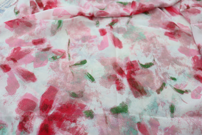Rose Bloom Chiffon Hijab