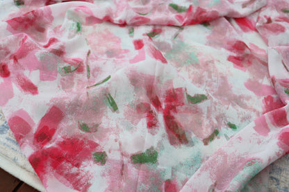 Rose Bloom Chiffon Hijab