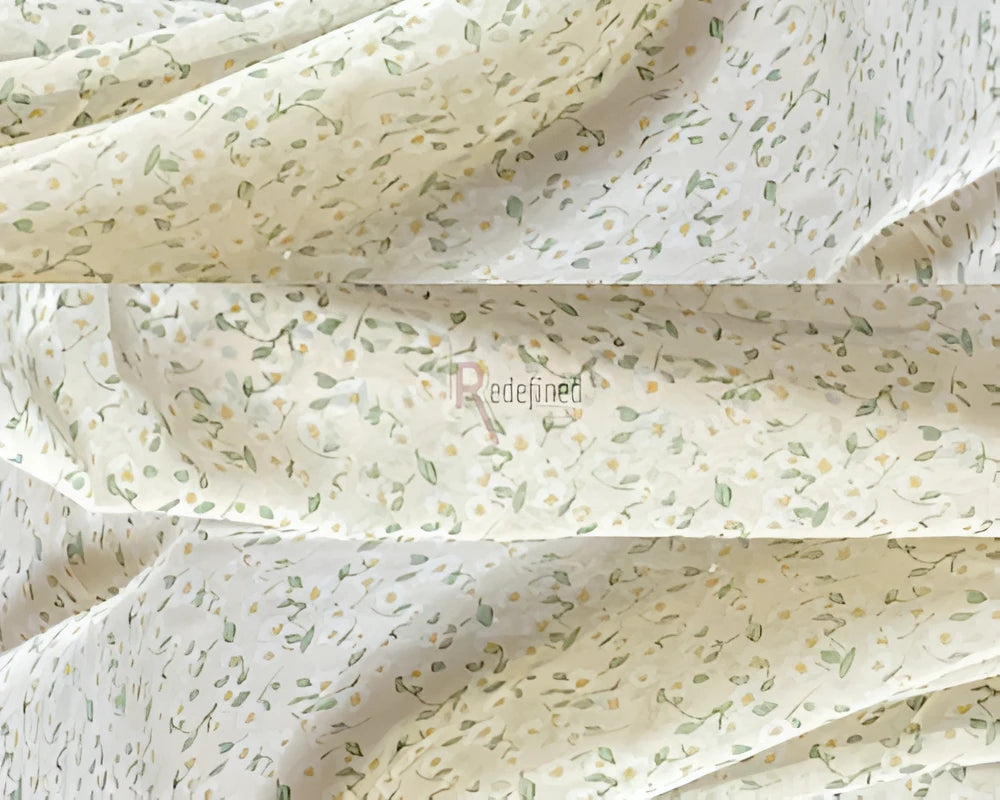 Chiffon Printed Scarf Beige colour