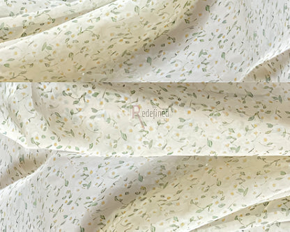 Chiffon Printed Scarf Beige colour