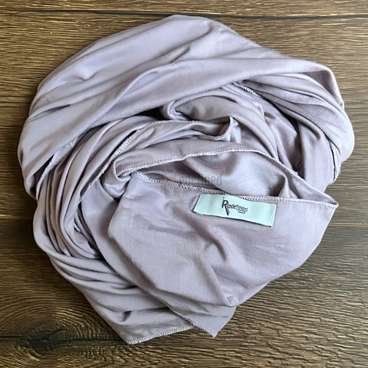 Girls Cotton Jersey Scarf Lilac colour