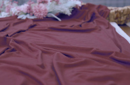 Cotton Jersey Hijab/Scarf - Mahogany