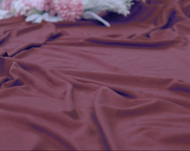 Cotton Jersey Hijab/Scarf - Mahogany