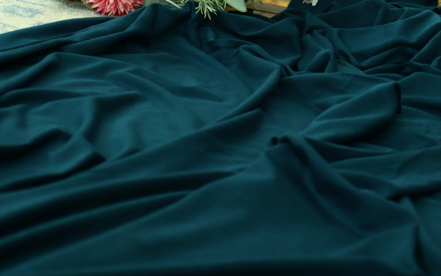 Cotton Jersey Hijab/Scarf - Teal