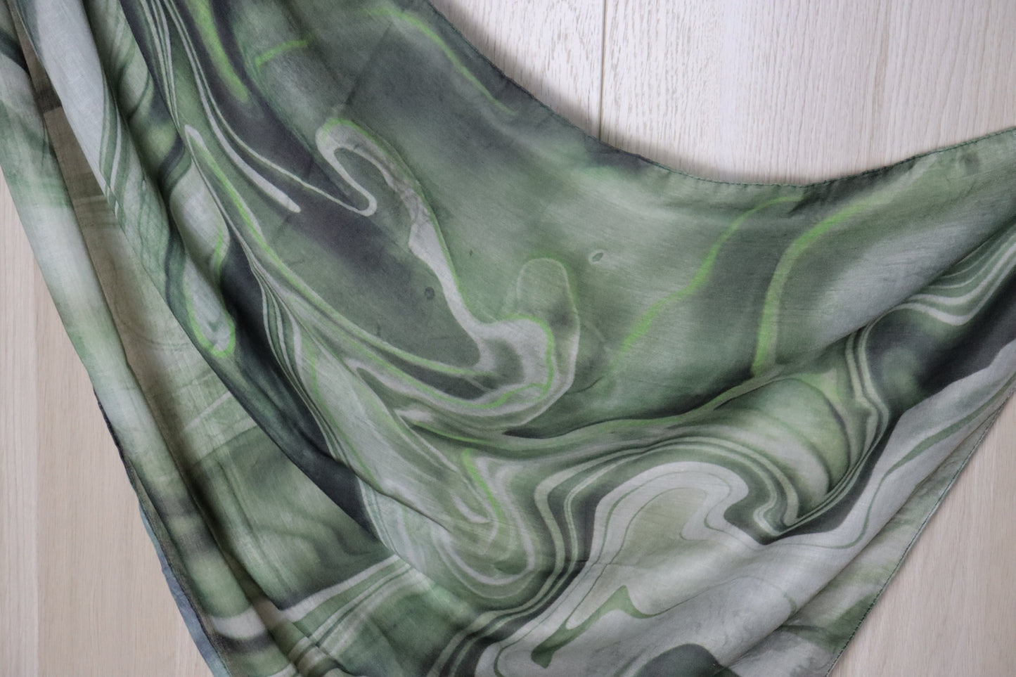 Emerald Swirl Printed Modal Hijab