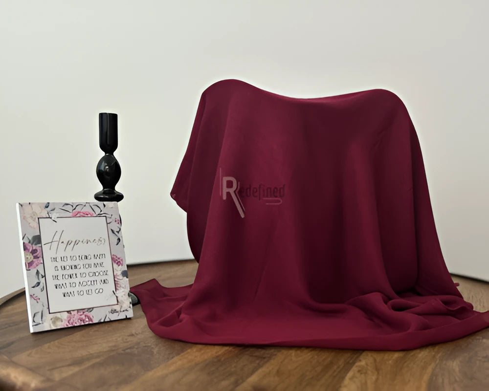 Premium Modal Scarf Mahogany colour