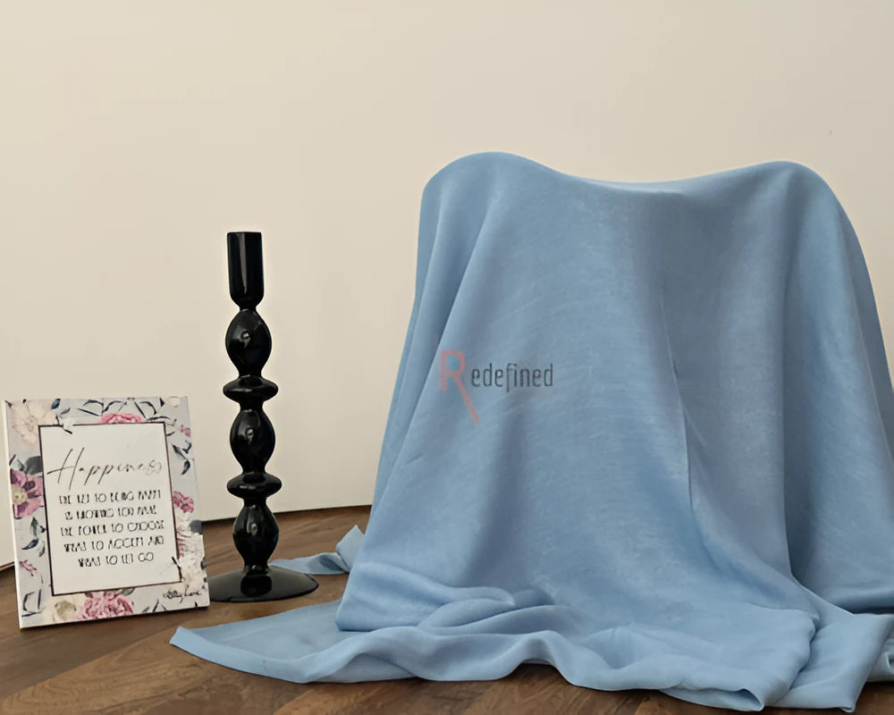 Premium Modal Scarf Sky Blue colour