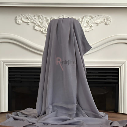 Satin Scarf Grey colour