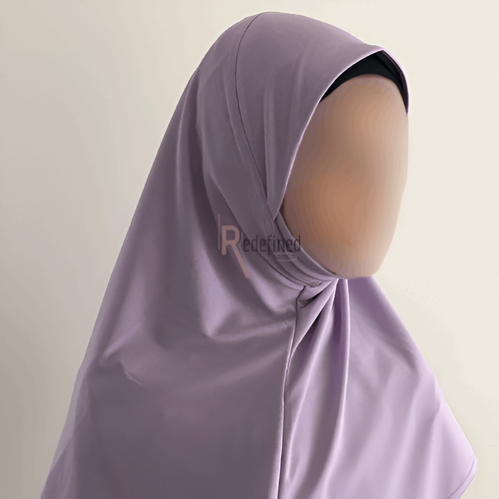 Girls Slip-on Hijab - Lilac