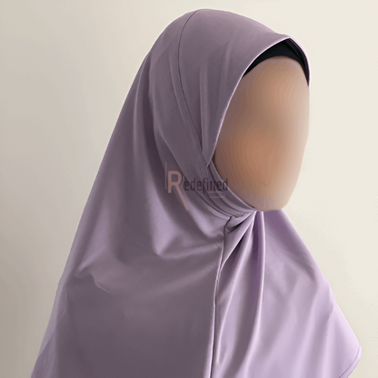 Girls Slip-on Hijab - Lilac