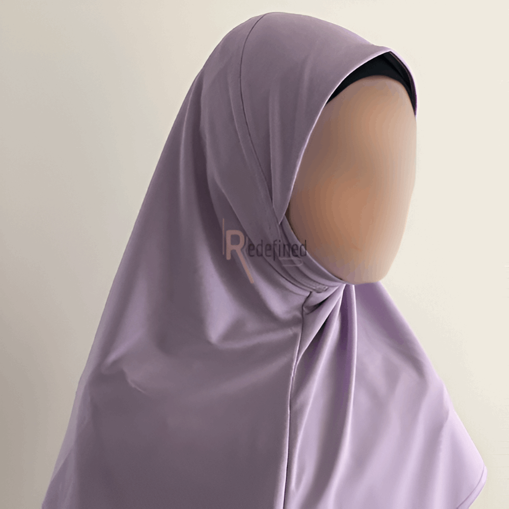 Girls Slip on Hijab/Scarf - Lilac