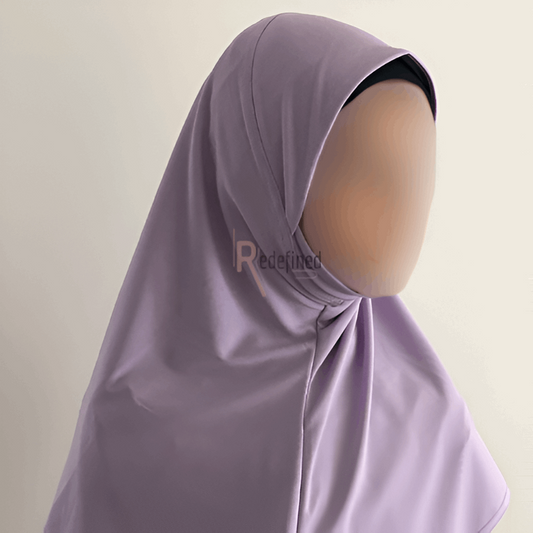 Girls Slip on Hijab/Scarf - Lilac