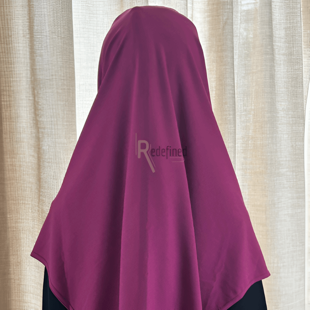 Girls Slip on Hijab/Scarf - Magenta