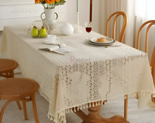 Crocheted Lace Table Cover