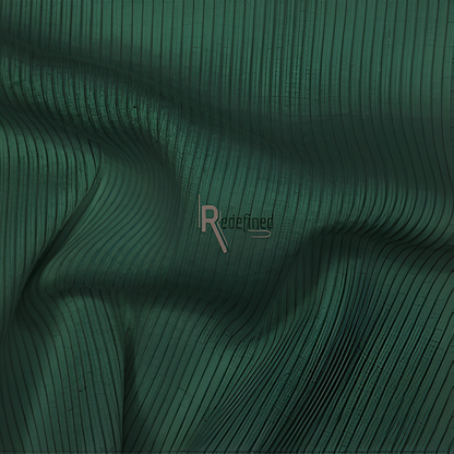 Ribbed Jersey Underscarf Criss Cross Forest Green colour