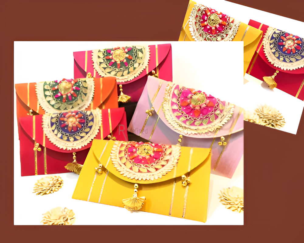 Handmade Traditional Clutch - Mustard