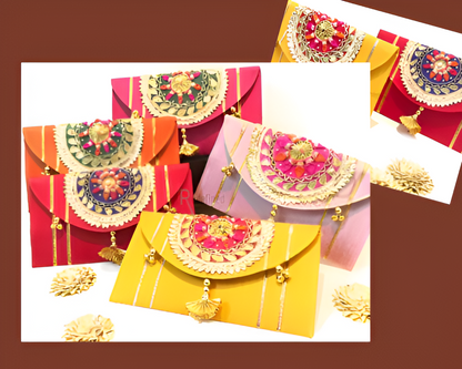 Handmade Traditional Clutch - Mustard