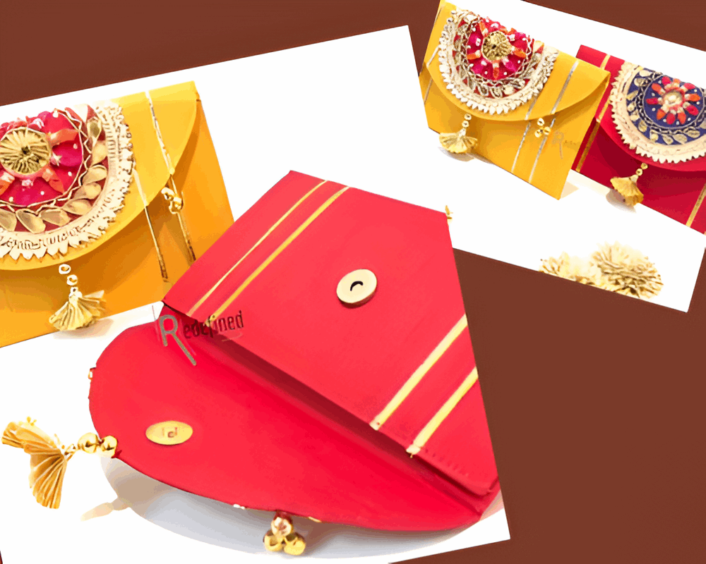 Handmade Traditional Clutch - Red